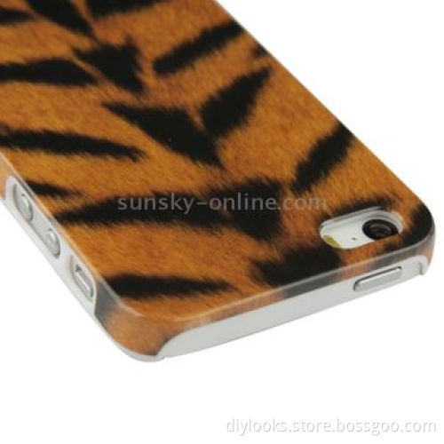 Tiger Speckle Pattern Plastic Protection Case for iPhone 5 and 5S